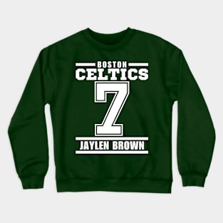 Boston Celtics Brown 7 Basketball Player Crewneck Sweatshirt